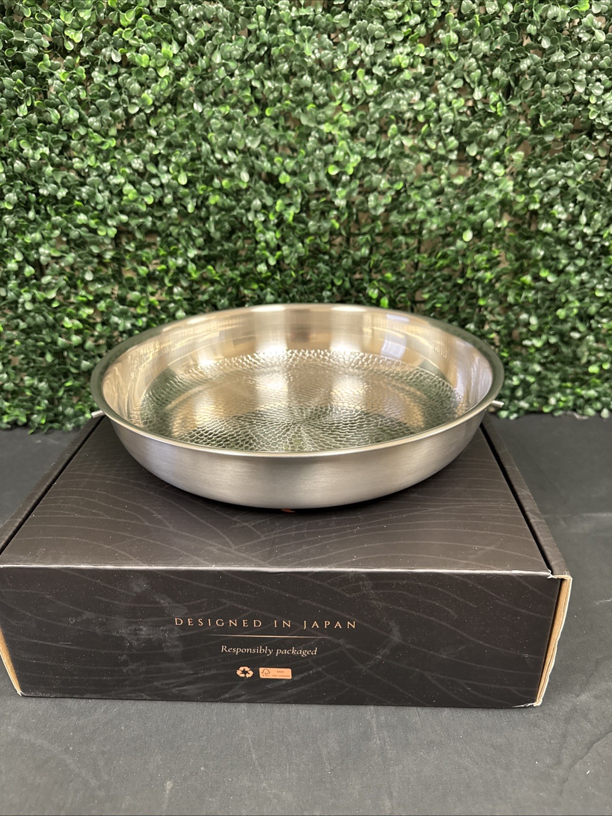 Okura Cookware Hand Hammered Premium Titanium Pan With Two Handles