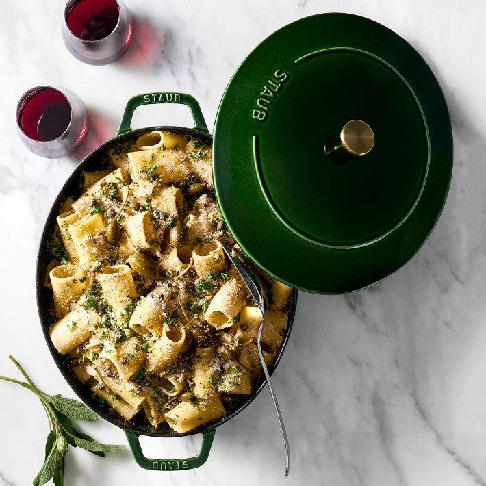 Staub Basil with Brass Collection-Williams Sonoma|40389