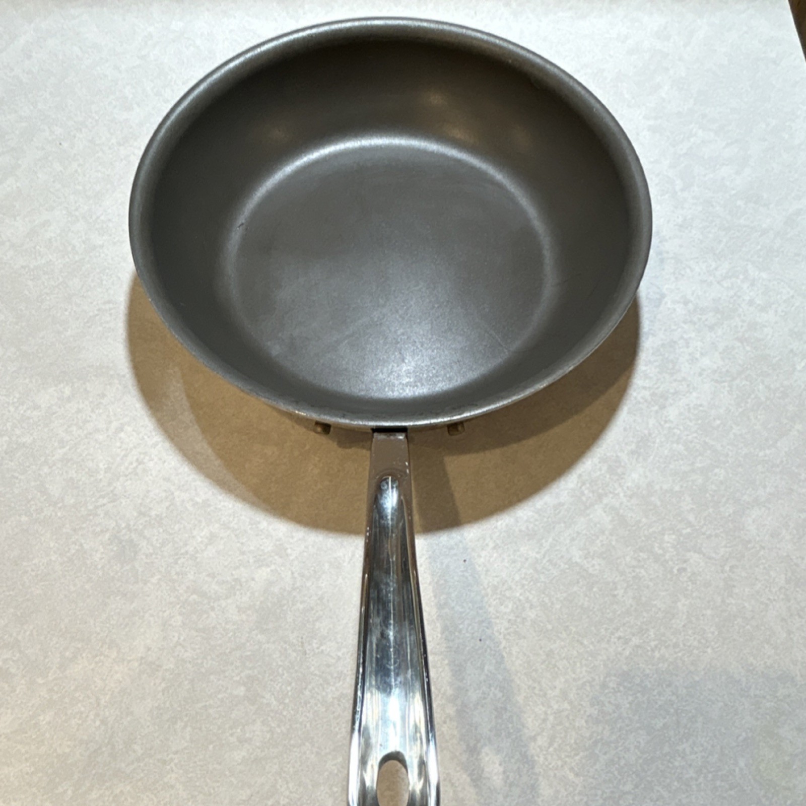 All-Clad Stainless Steel 10 Inch Frying Pan Silver Round for Gas Electric Stoves