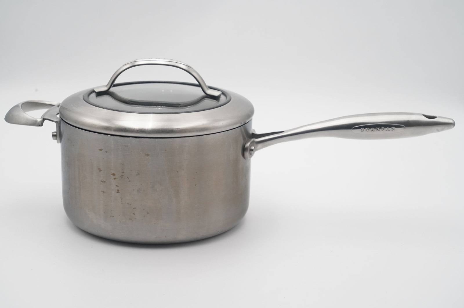 Scanpan CTX M-03 Saucepan 8″ x 5″ with Lid Ceramic Titanium Induction Denmark