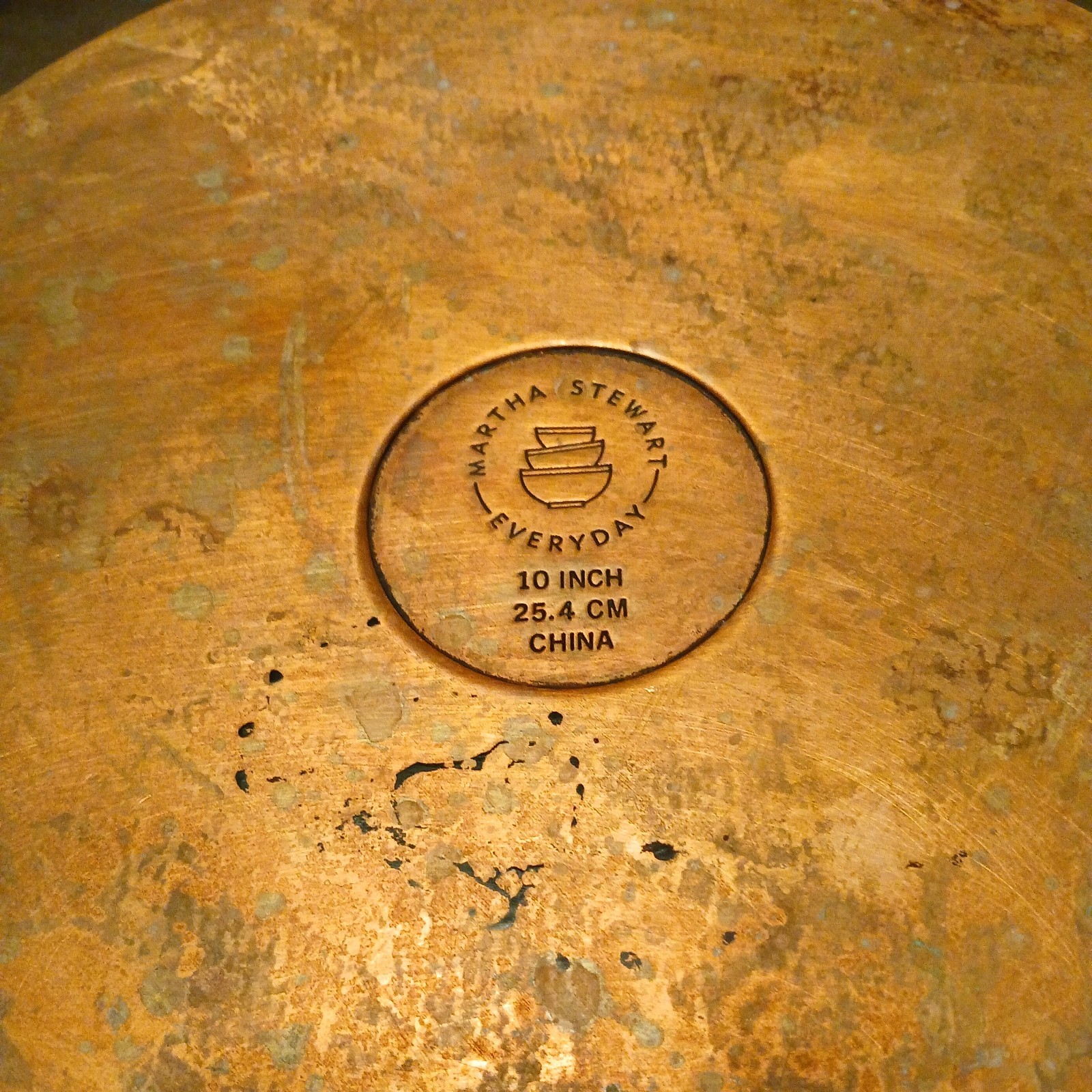 MARTHA STEWART Everyday 10 Inch Skillet ~ Stovetop/Oven Ready, Copper Bottom
