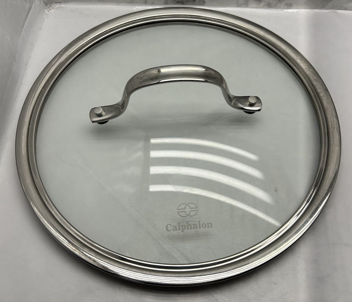 Calphalon 8.5/9 inch Contemporary Glass & Metal Replacement Lid pan