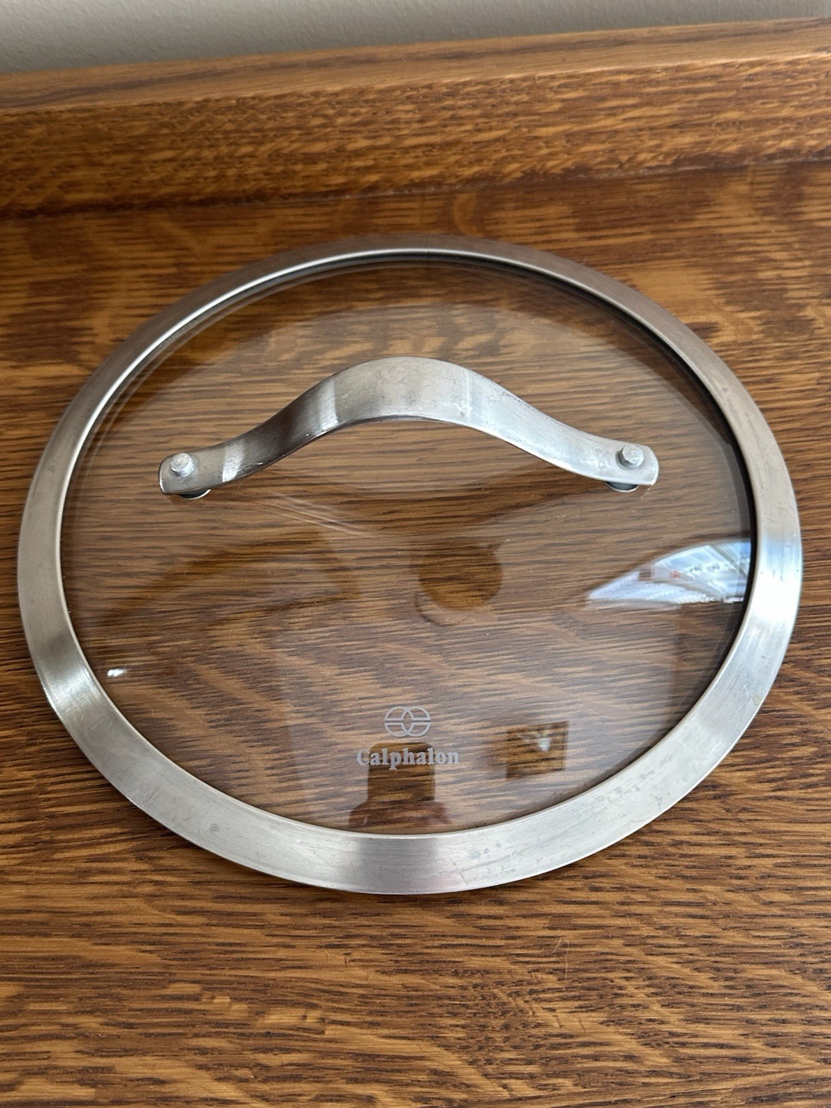 Calphalon Glass Stainless Steel Replacement Lid Only 8.5″ OD. 8″ Inner Pan Pot