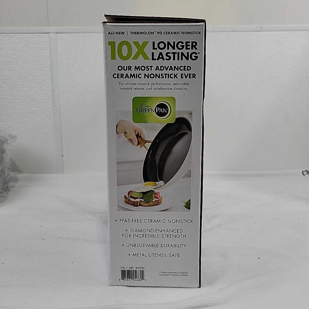 Greenpan Jewel Pro 3 Piece Set, 8″, 10″ & 12″ Frypans