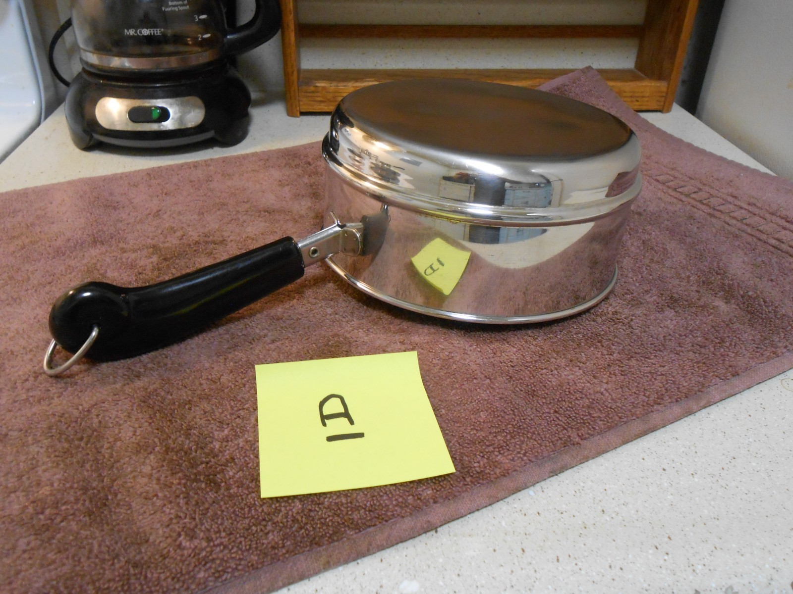 REVERE WARE Double Boiler Insert fits 2-3 qt pots 7 1/4″ Stainless EXTRA NICE-A