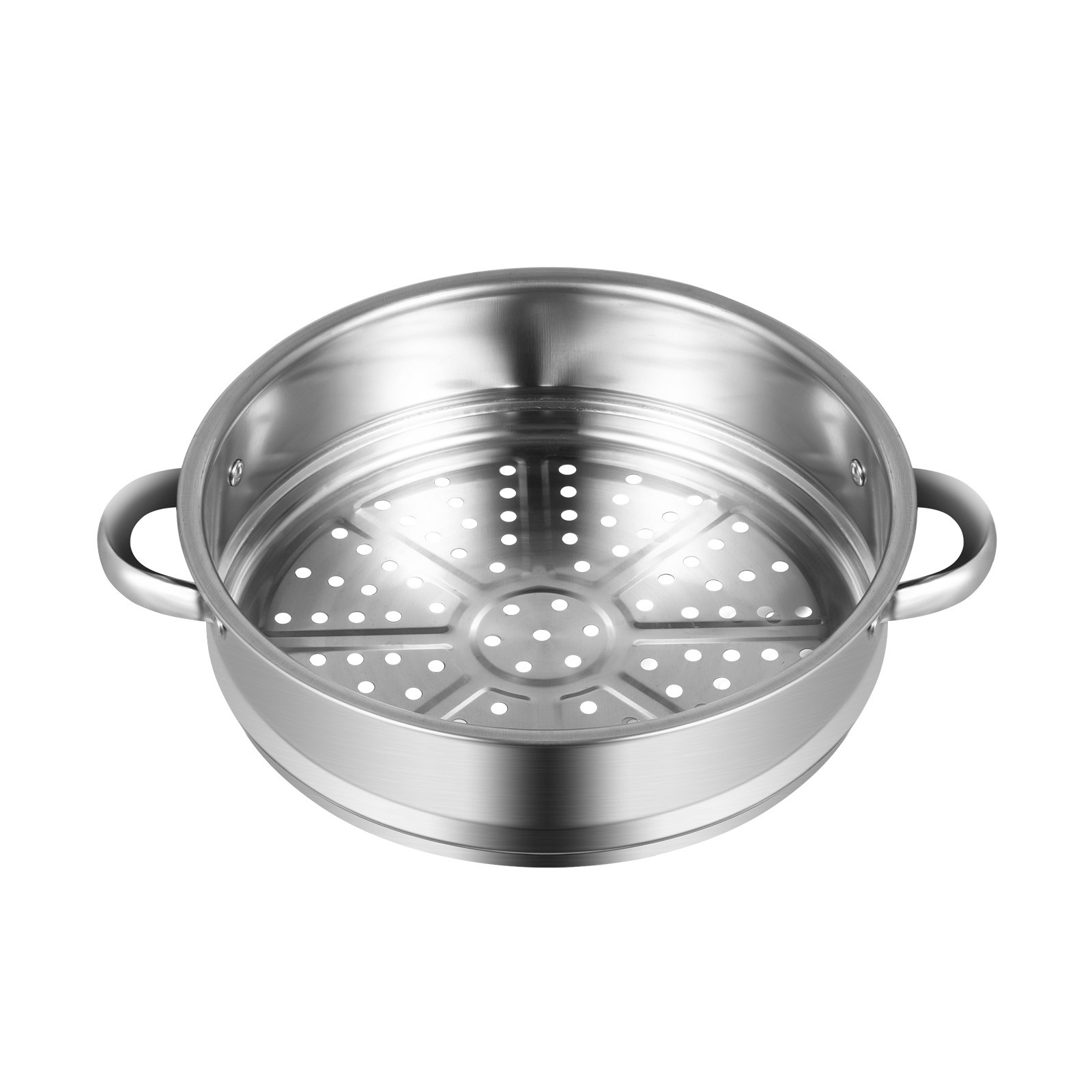 5 Tier Stainless Steel Steamer Cooker Steam Pot Kitchen Food Cooking + Glass lid