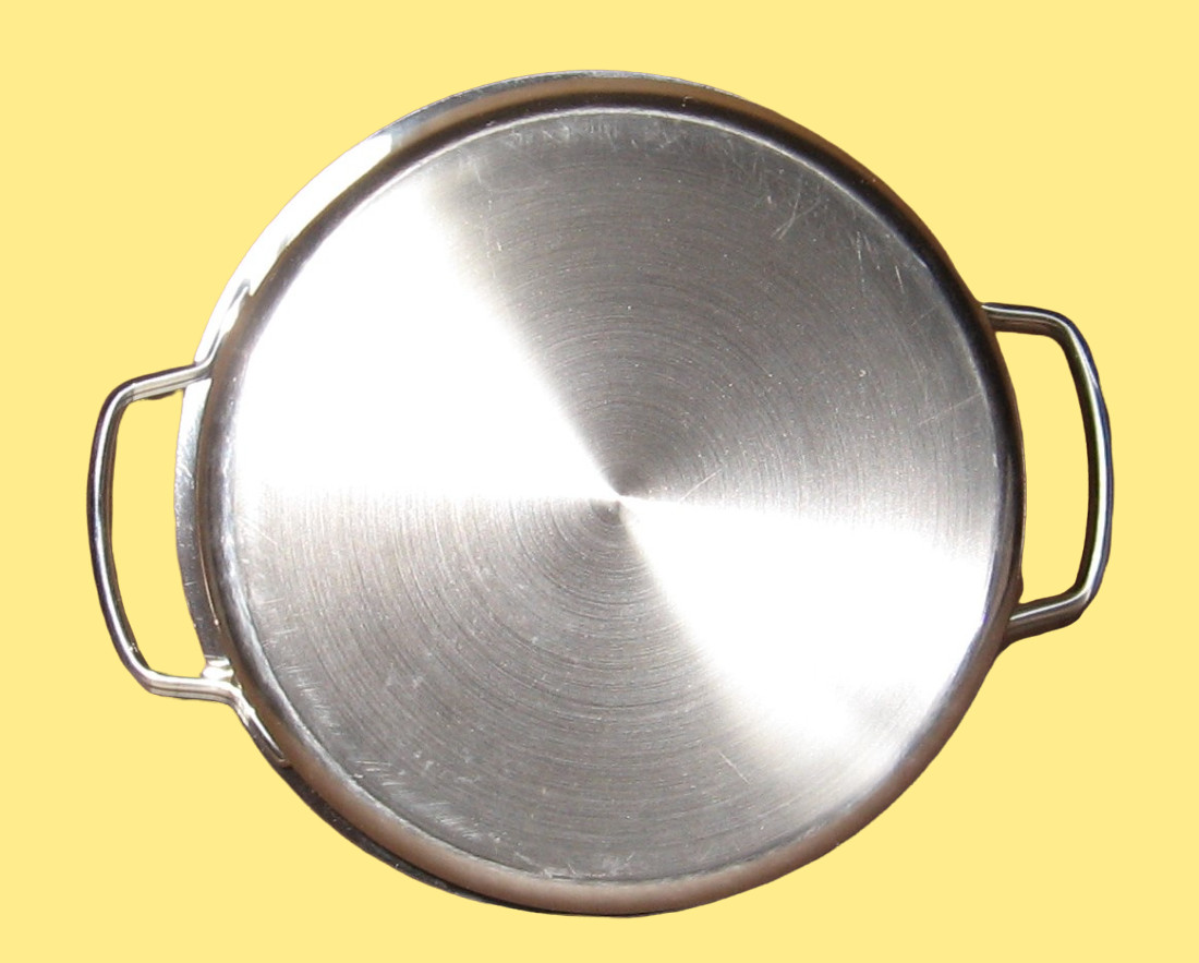 CARICO ULTRA TECH ll 8 5/8 JR DOME LID COVER CAKE PAN CASSEROLE STAINLESS STEEL