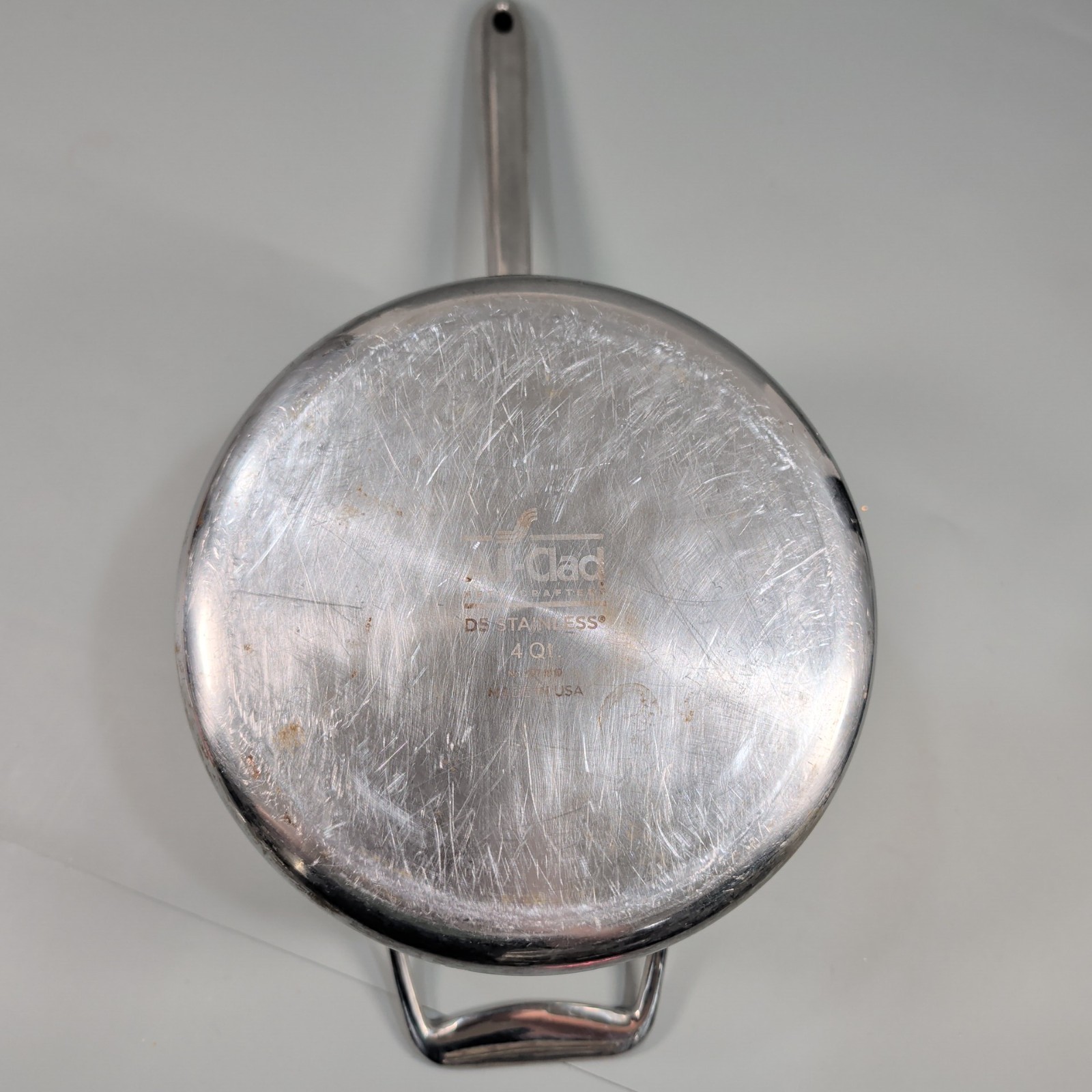 All-Clad D5 Stainless Steel 4 Qt Saucepan w/ Replacement Glass Lid USA