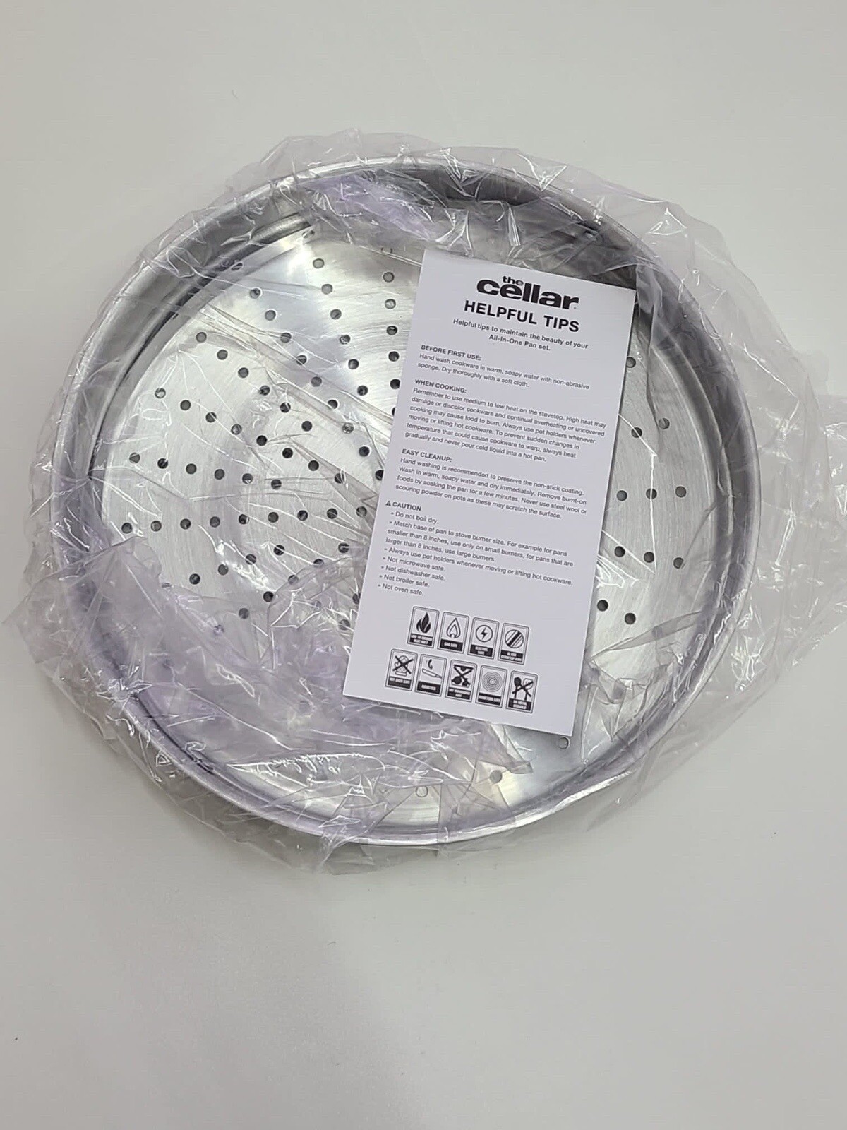 The Cellar All In One Cookware 4 Piece Pan Silver