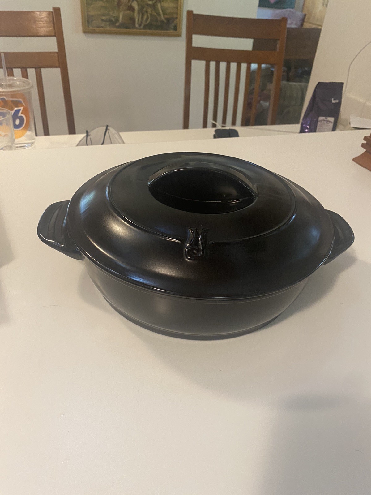 Dr Mercola Healthy Chef 10″ Skillet & Braiser Stovetop Microwave Oven Safe Black