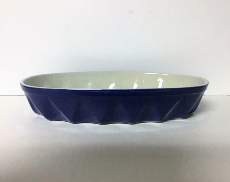 Cobalt Blue Casserole Baking Dish Made in Portugal 13-1/2″ x 8″ Great Condition!