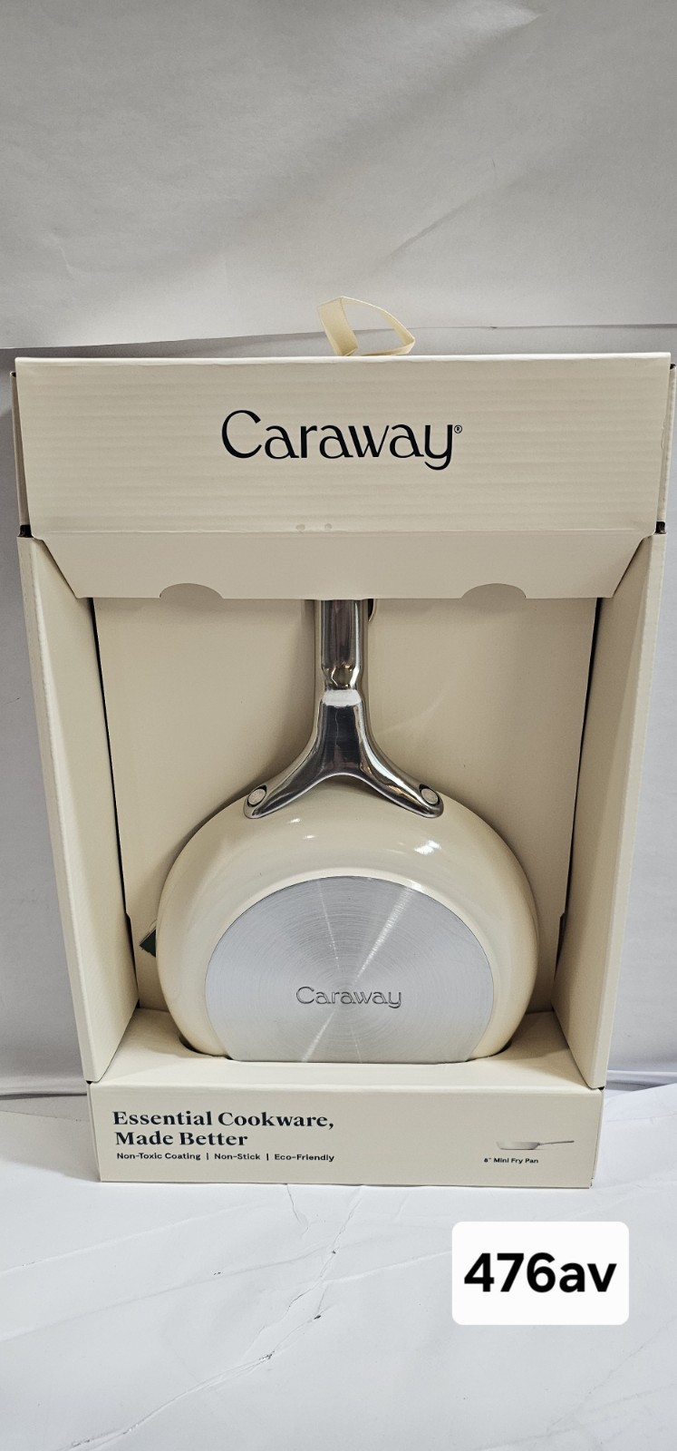 Caraway Home Round 8″ Mini Fry Pan CREAM