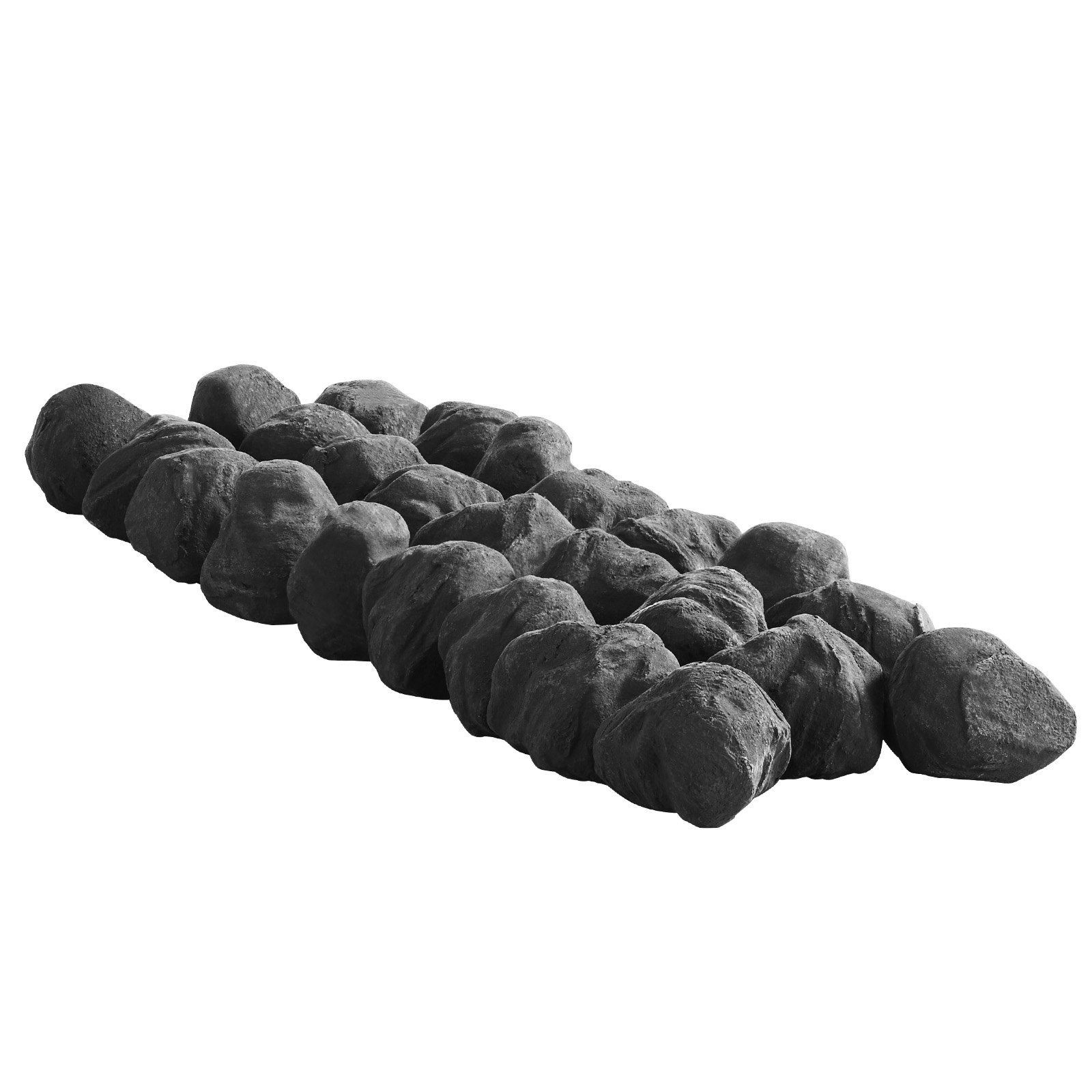 25pcs 1.2-2.0in Premium Ceramic Fireballs 800°C Smokeless Burn