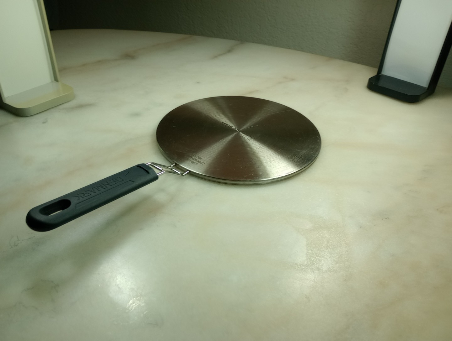 DENMARK Tools For Cooks, Stainless Steel Tava Flat Pan 8″ Crepe Pan.