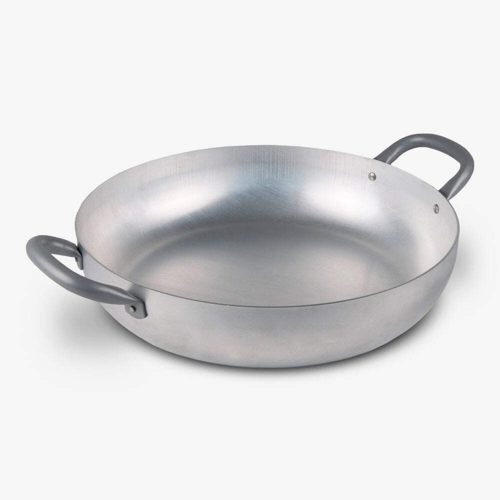 Mamù pan Made in Italy aluminum checkerboard cooking with iron handle