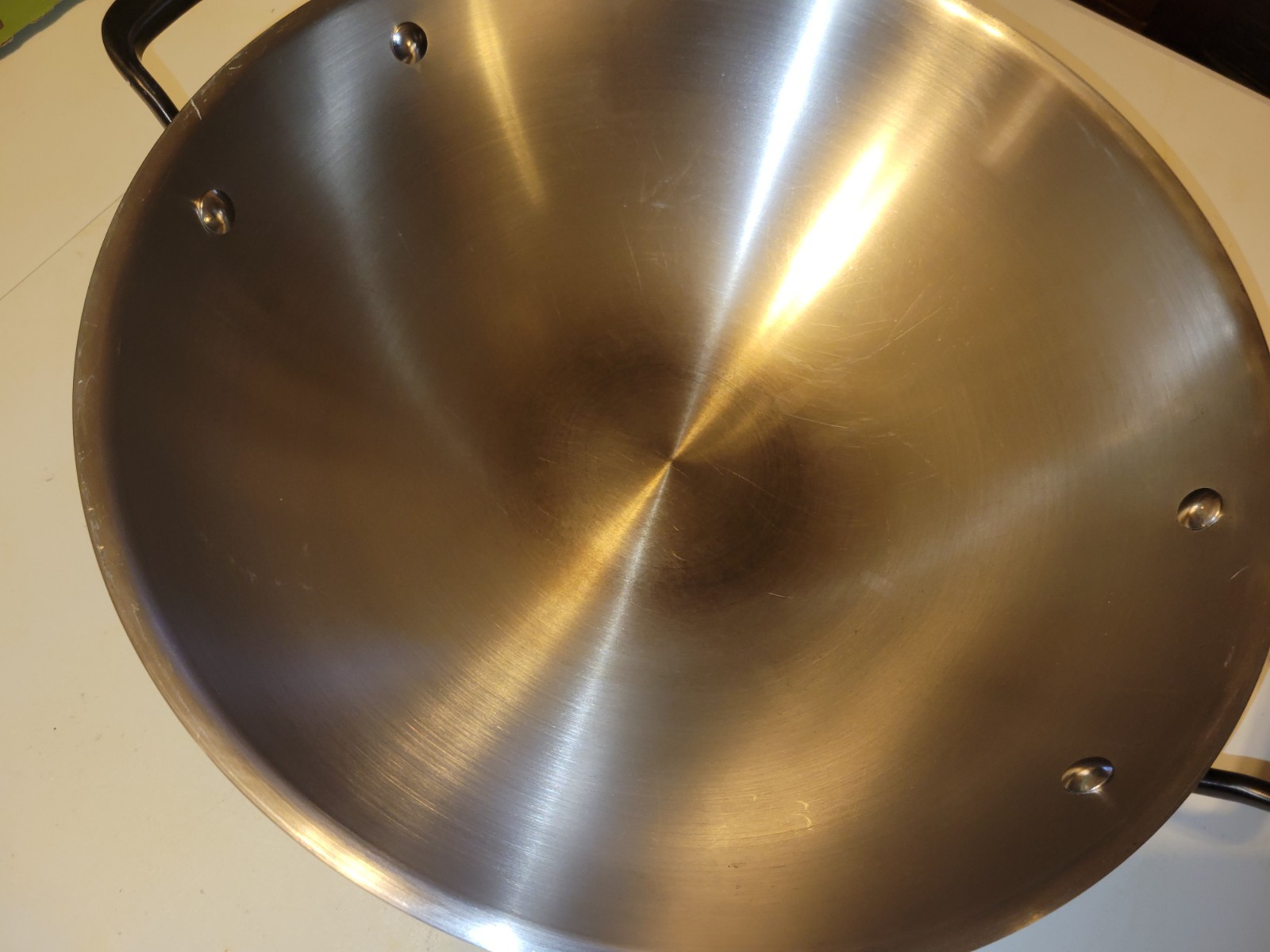KitchenAid 15″ Stainless Steel Wok 5-Ply Clad POT/PAN GOOD USED CONDITION