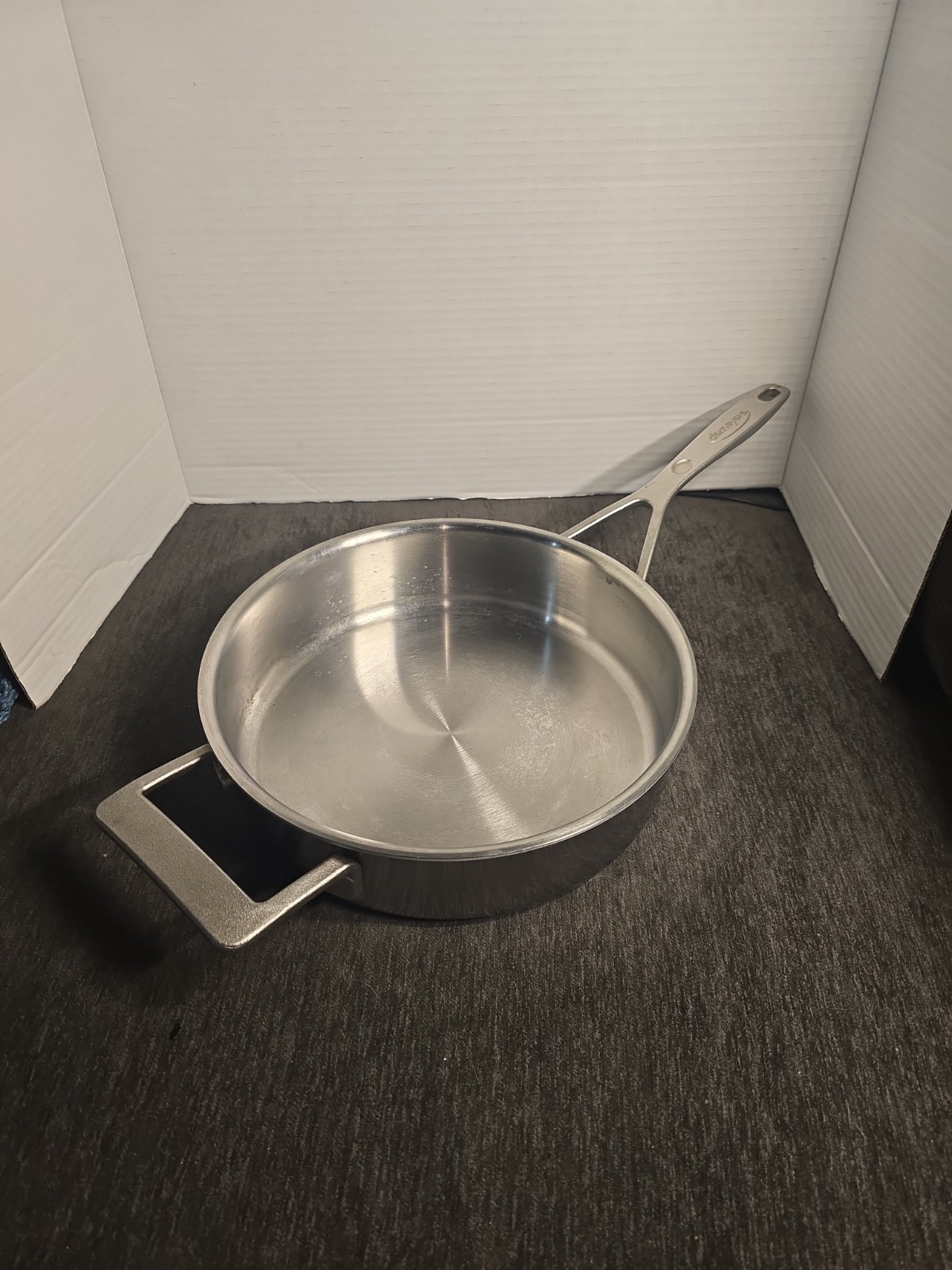 Demeyere Industry 5-Ply 4-qt Stainless Steel Deep Saute Pan 10 Inch