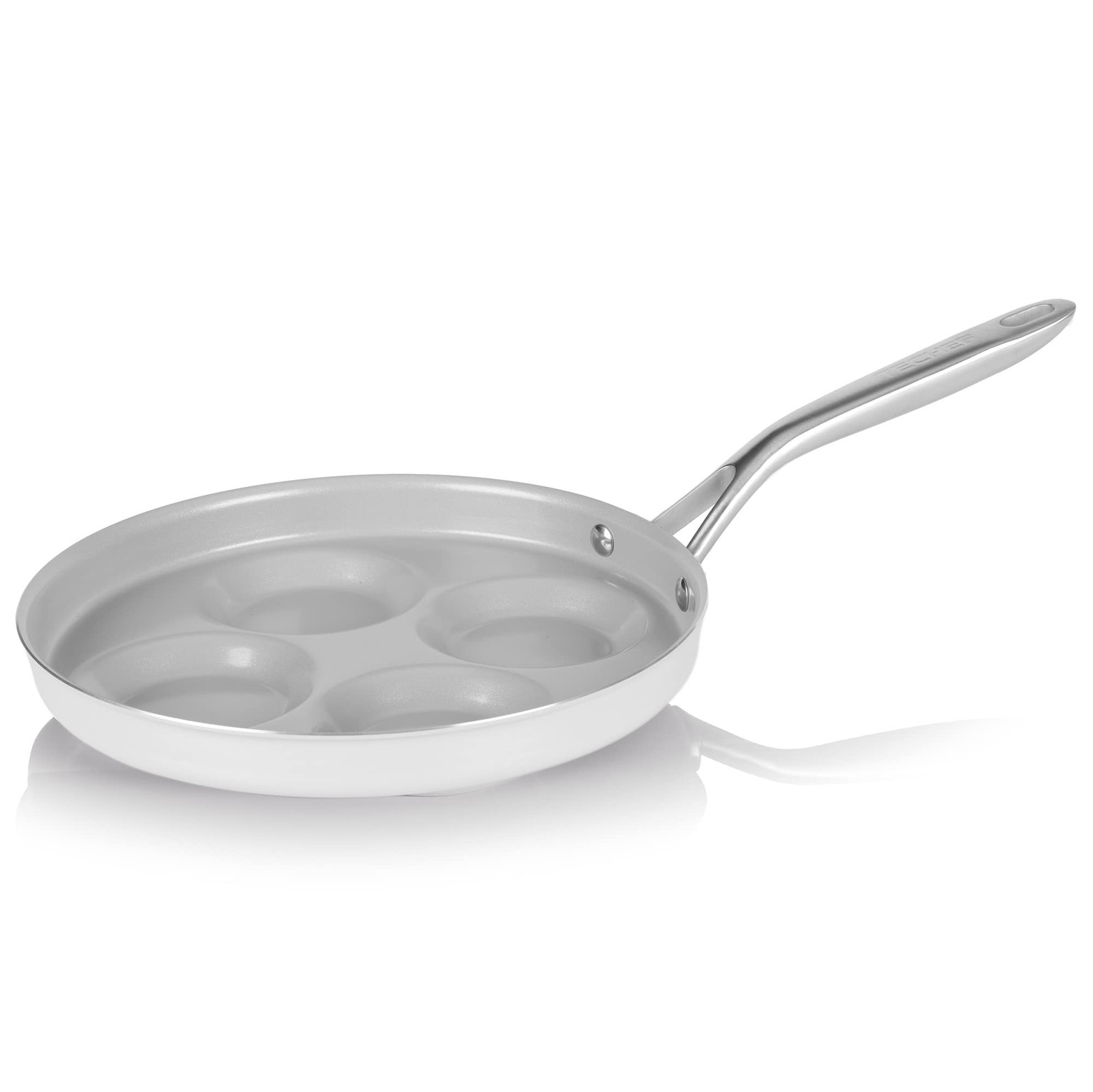 10 Inch Kitchen Egg Pan Nonstick Ceramic Coating Heavy Duty Aluminum Cookware