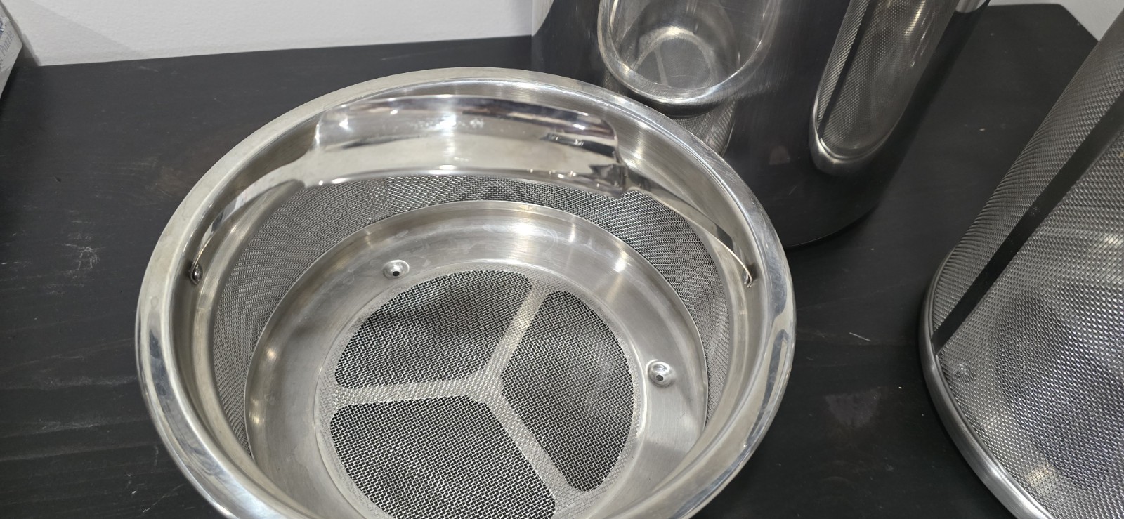 All-Clad Stainless Steel Multi Pot 3 Piece Pasta Strainer Steamer **NO LID***