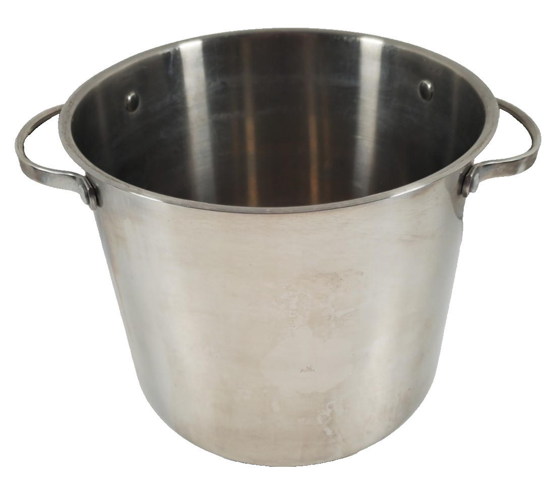 Chefmate Cookware Small Stockpot 9”x8” 8 Quart Encapsulated Bottom