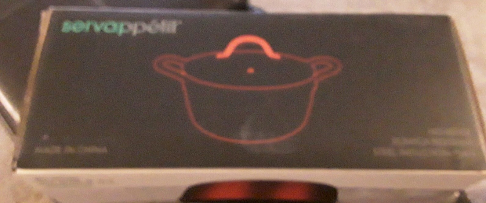 Servappetit 5QT Stockpot with Lid Brand New!!! anodized aluminum red in color!!
