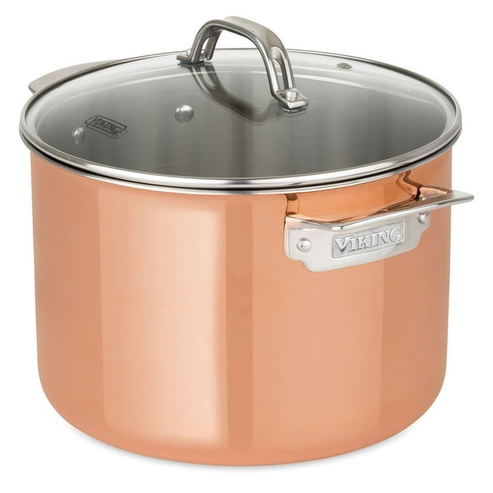 Viking 13-Piece Tri-Ply Copper Cookware Set