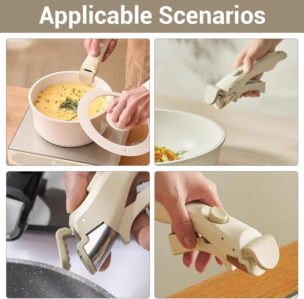 Removable Pan Handle Anti-scald Detachable Pot Handle for All Cookware Pan & Pot