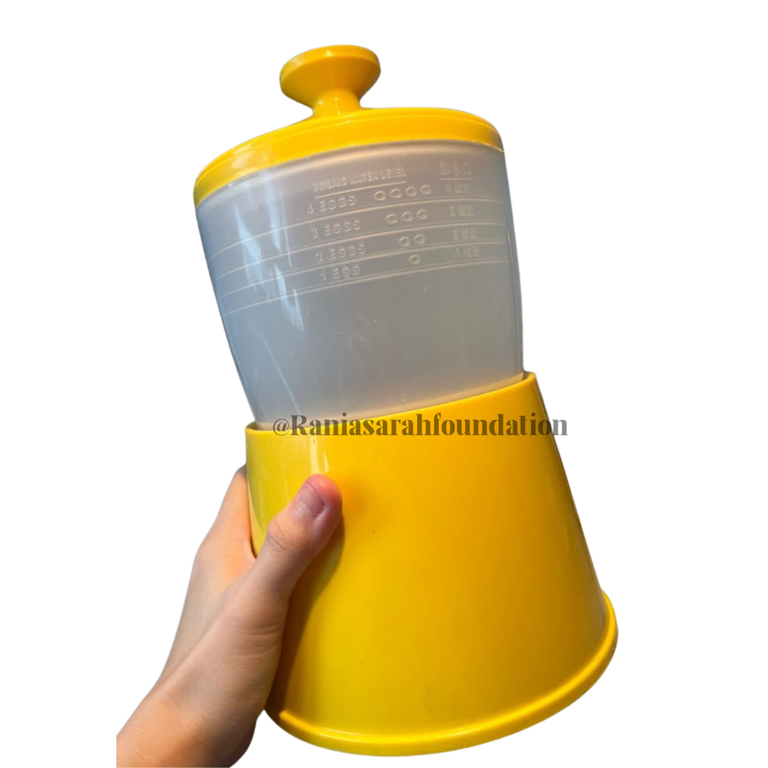 Half Boiled Egg Maker Yellow Color Malaysian Recipe Original Made in Malaysia