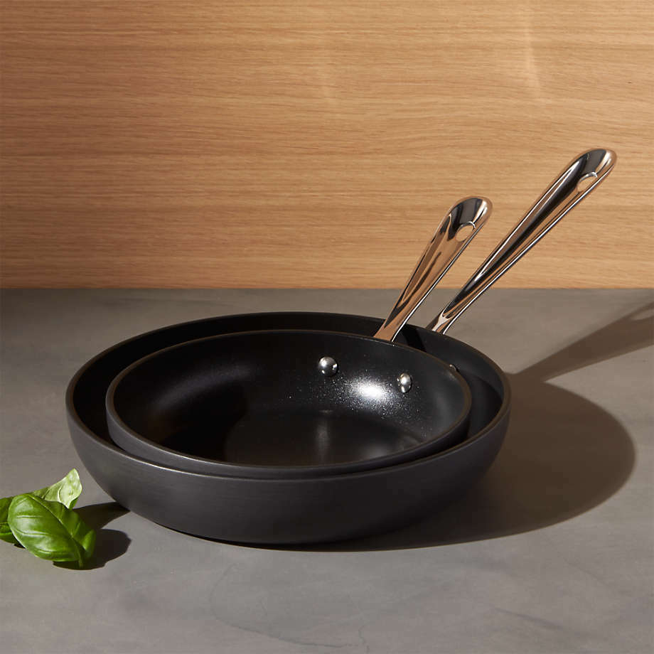 All-Clad HA1 Hard Anodized 8 & 10-in fry pan set