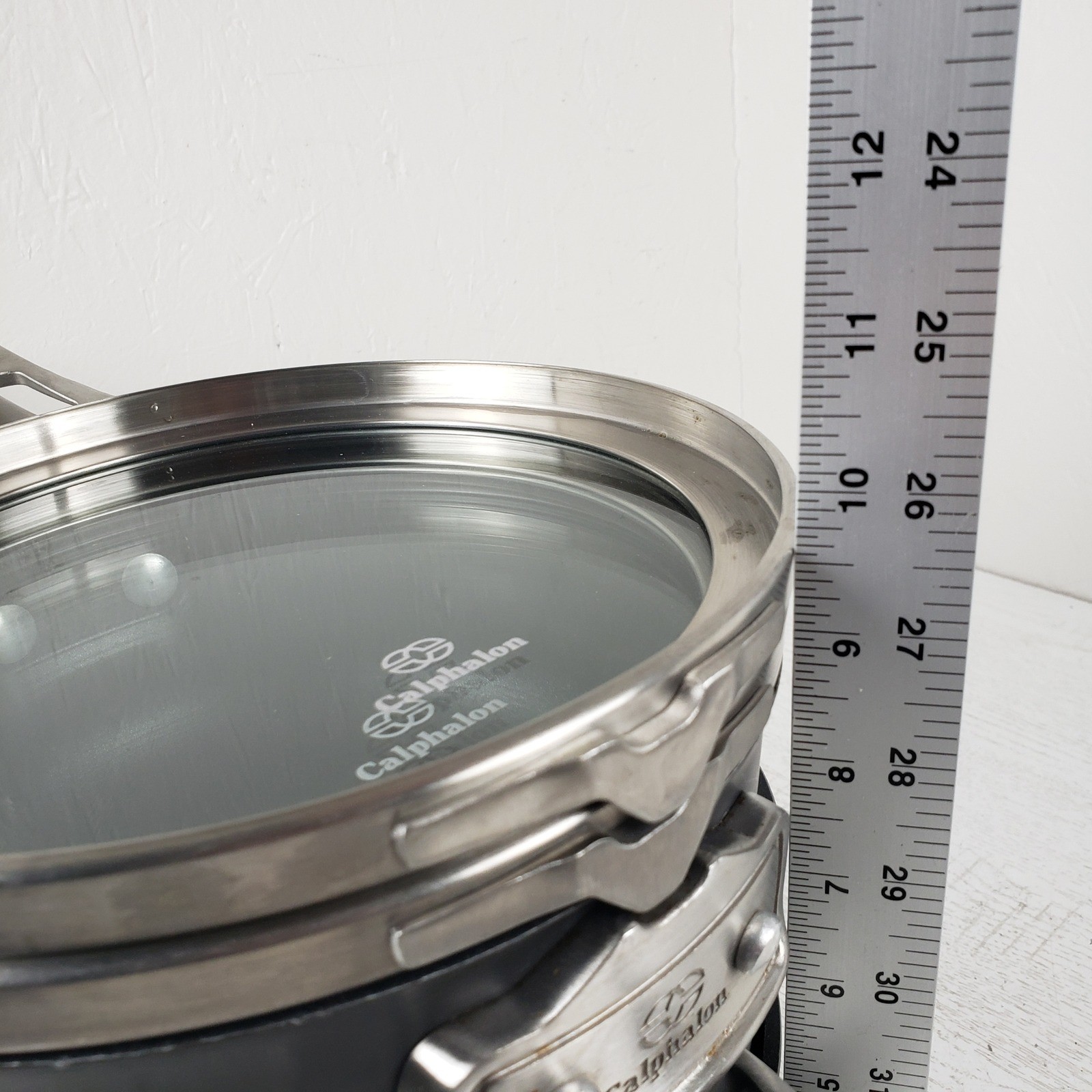 5 Piece Set Calphalon Premier Hard Anodized Nonstick 2.5qt, 3.5qt & 4.5qt