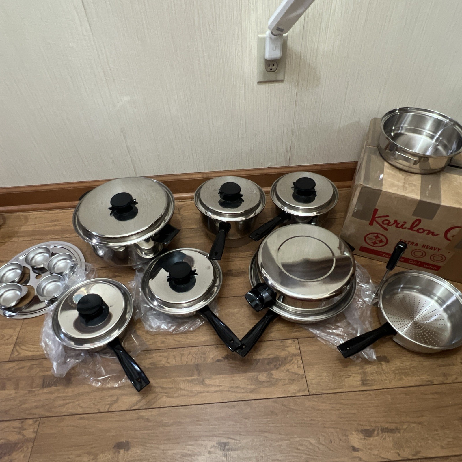 lifetime west bend waterless cookware pots pans made USA Vacumatic UNUSED NEW