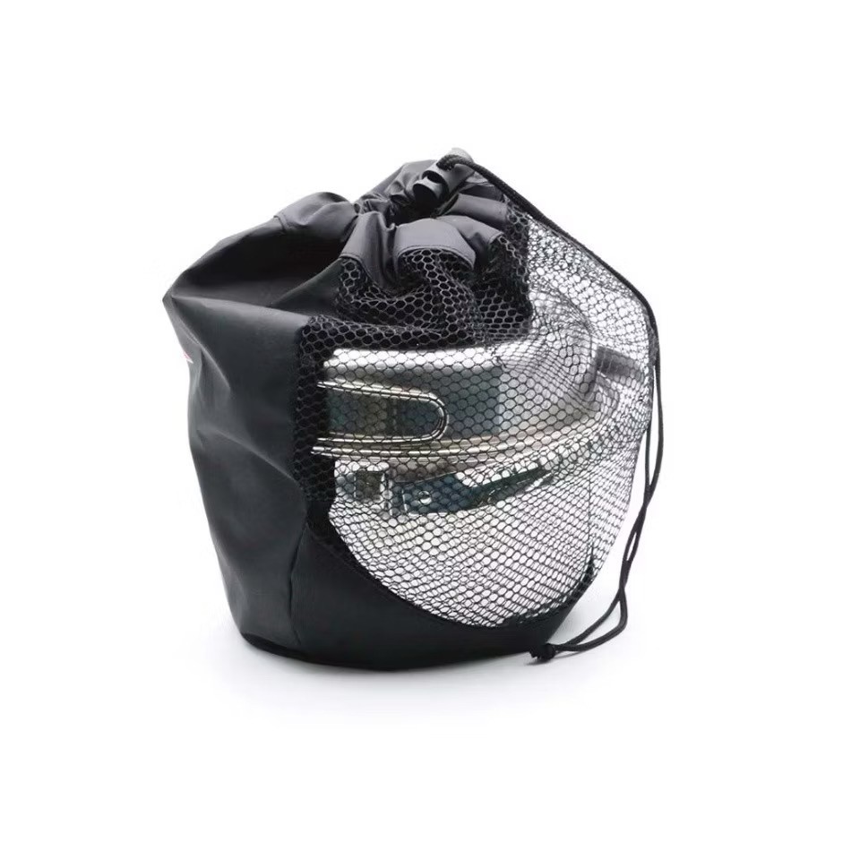 3pcs Zebra Stainless Steel Pot & Pan Set Portable Camping and Travel with Bag