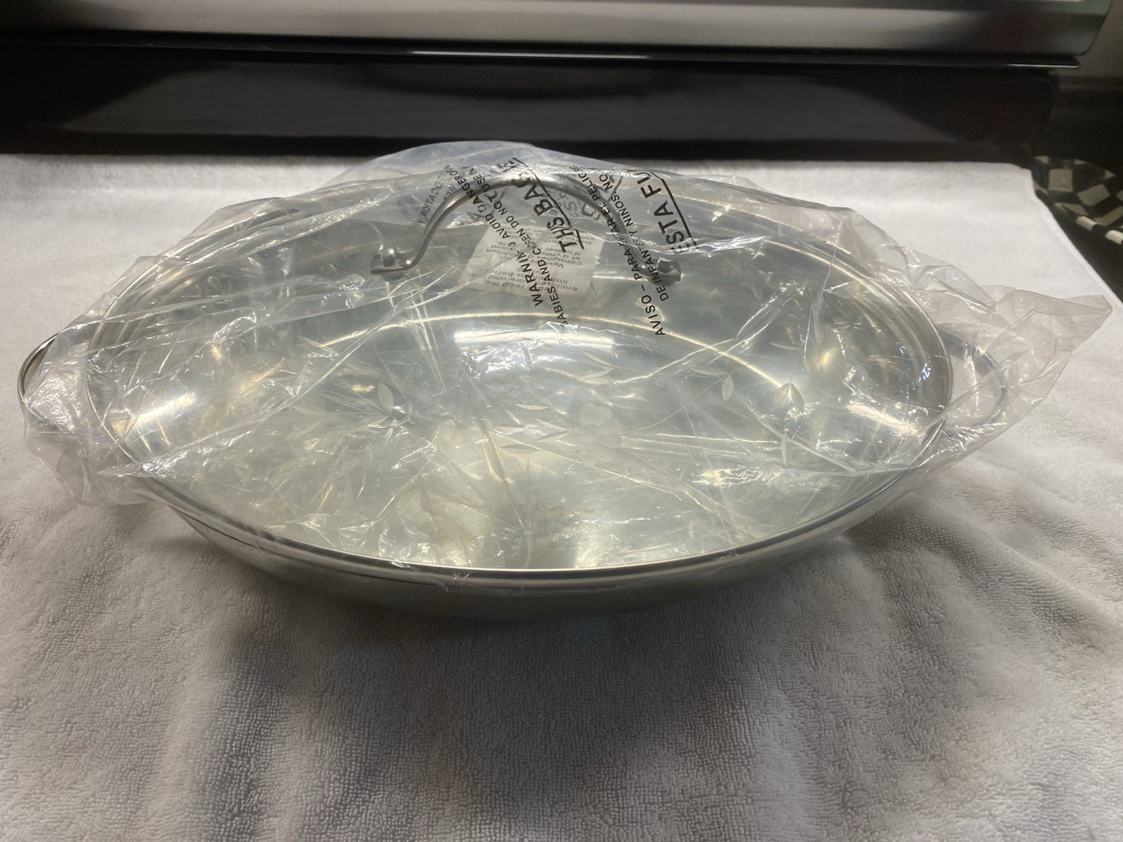 18/10 Princess House Casserole 13” 2.5 Qt With Lid