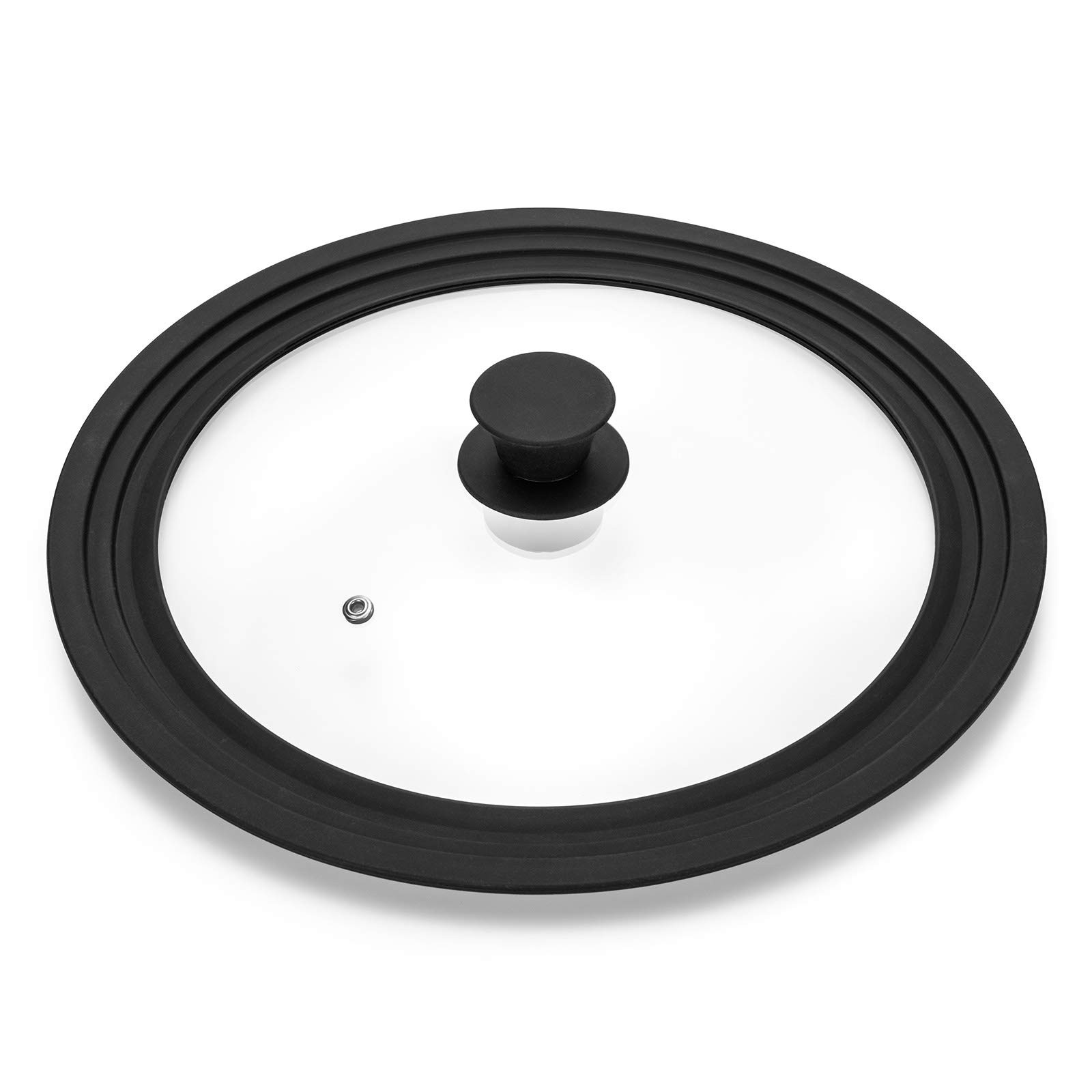 Universal Lid for Pots,Pans and Skillets – Tempered Glass with Heat Resistant…