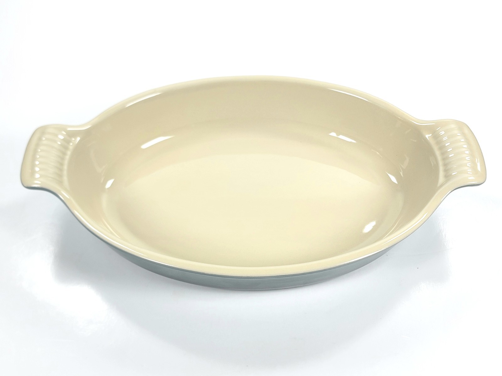 Le Creuset Stoneware Heritage Au Gratin Oval Bake Dish 11″ / 1.7qt NWT ~ OCEAN