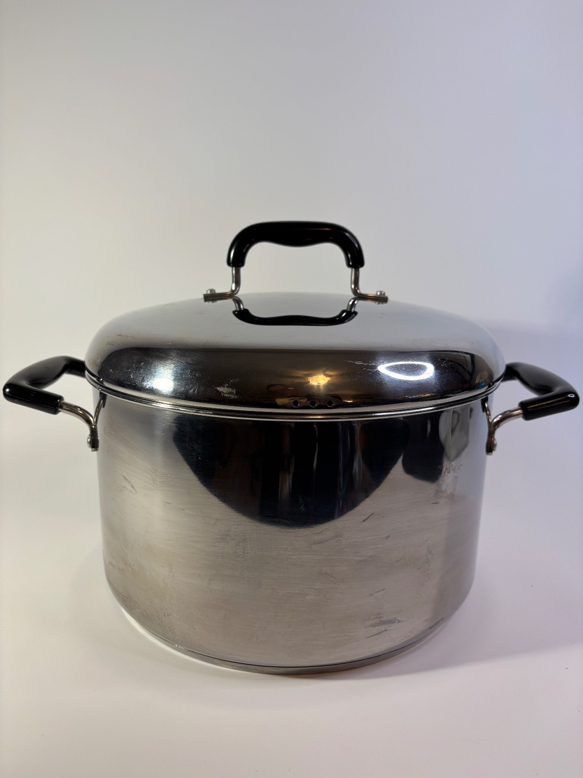 Tools of the Trade 8 qt Cookware Bonded Induction Base Stock Pot w/Lid 30478
