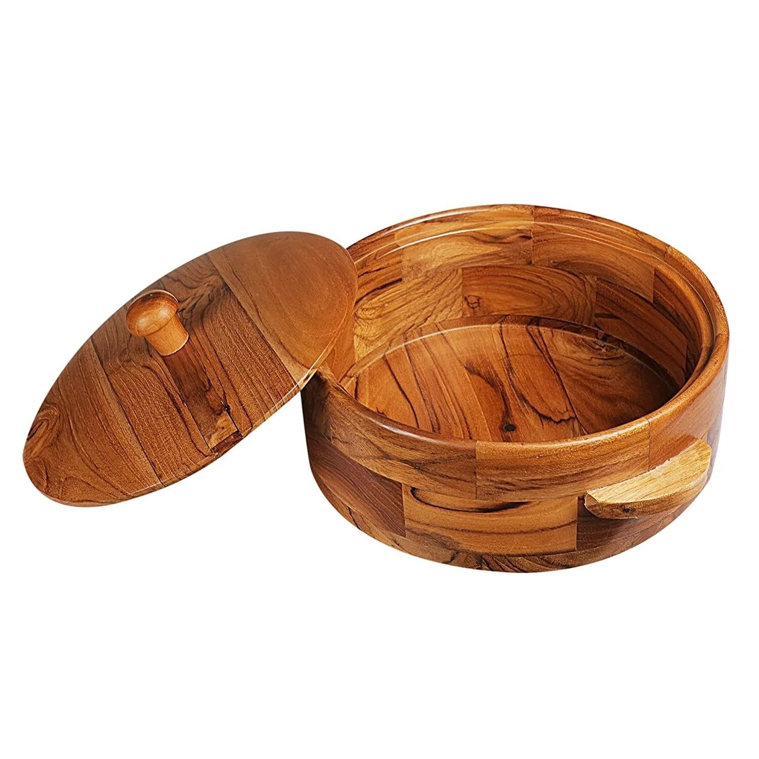 Teak Wood Chapati Box-1 pcs