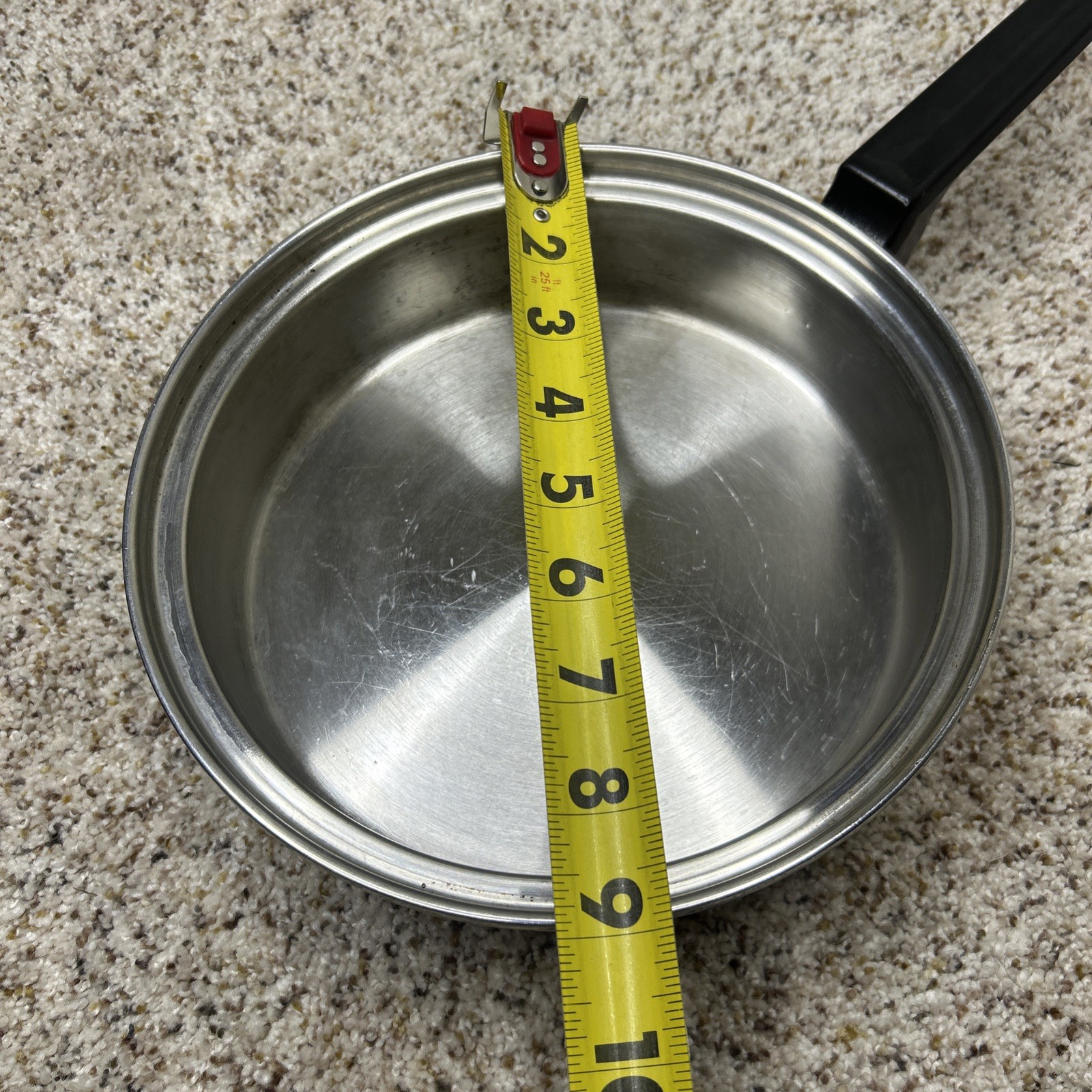 Royal Prestige 9 Inch 7 Ply SS Titanium Copper Silver Alloy Sauce Pan No Lid