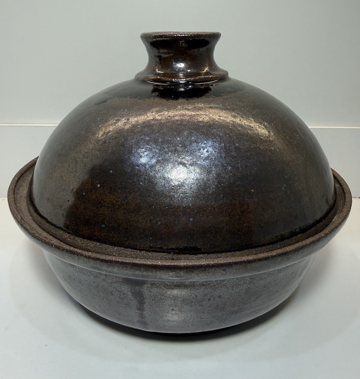 Japanese Donabe Earthern Work Clay Pot