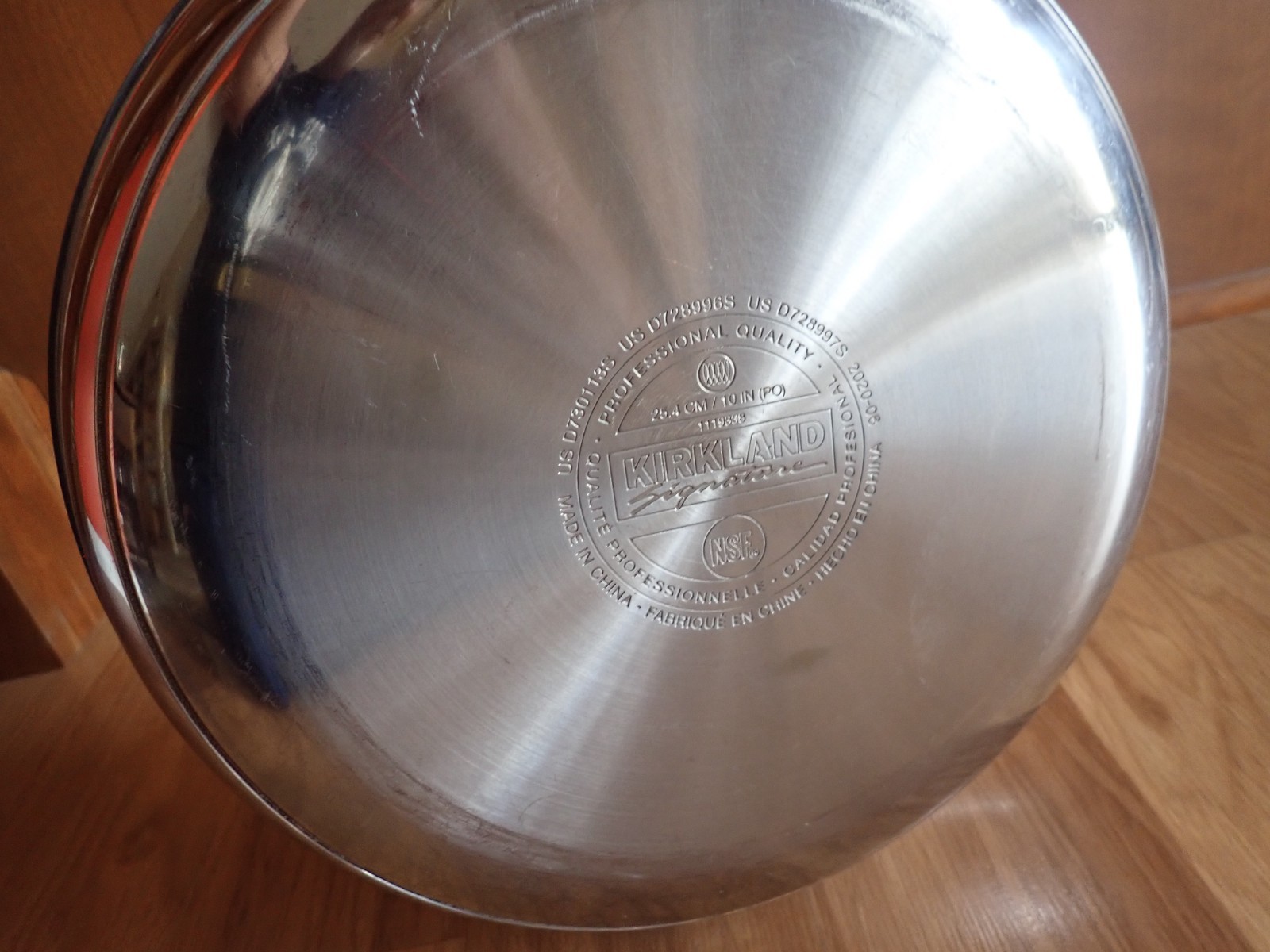 Kirkland Signature Pro NSF 10″ Copper Core Stainless Steel Skillet Frying Pan