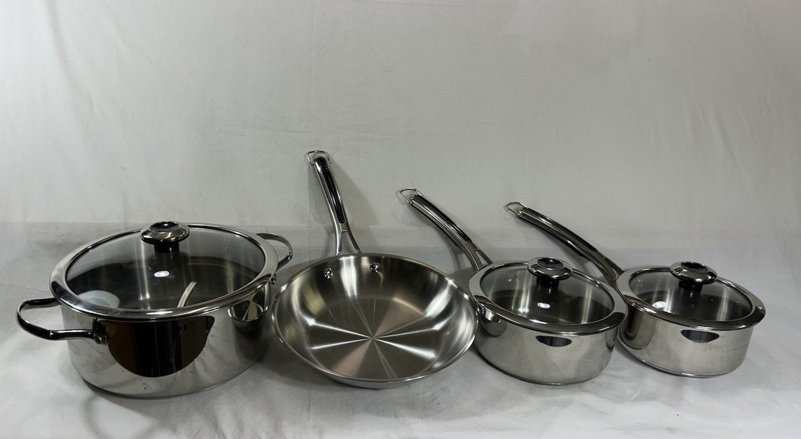 RevereWare Copper Confidence Core Stainless Steel Cookware 7 Pc Set 2016