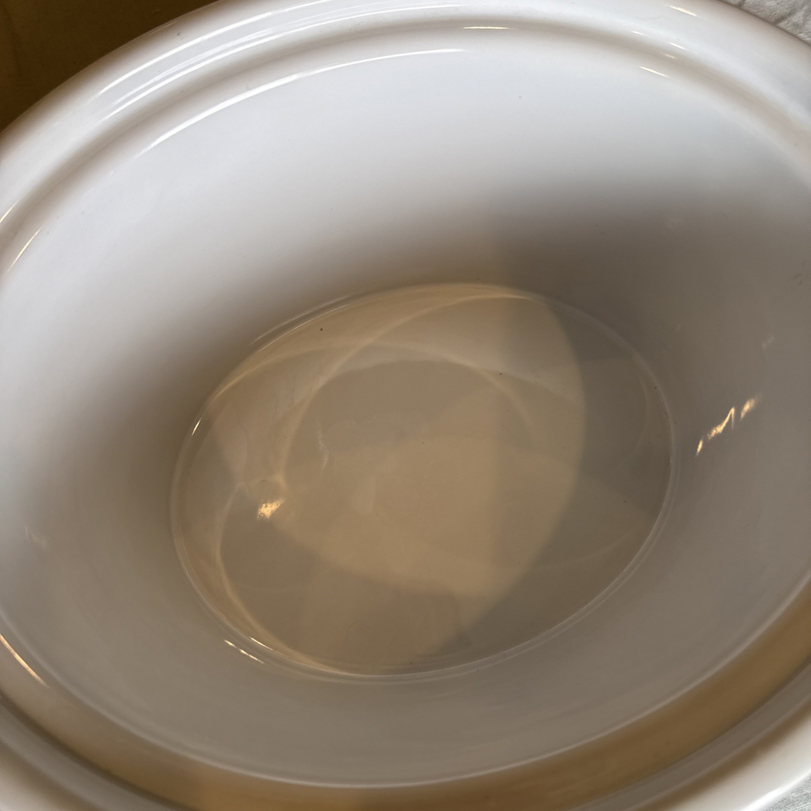 Rival Crock-Pot Stoneware Slow Cooker Oval White 4qt