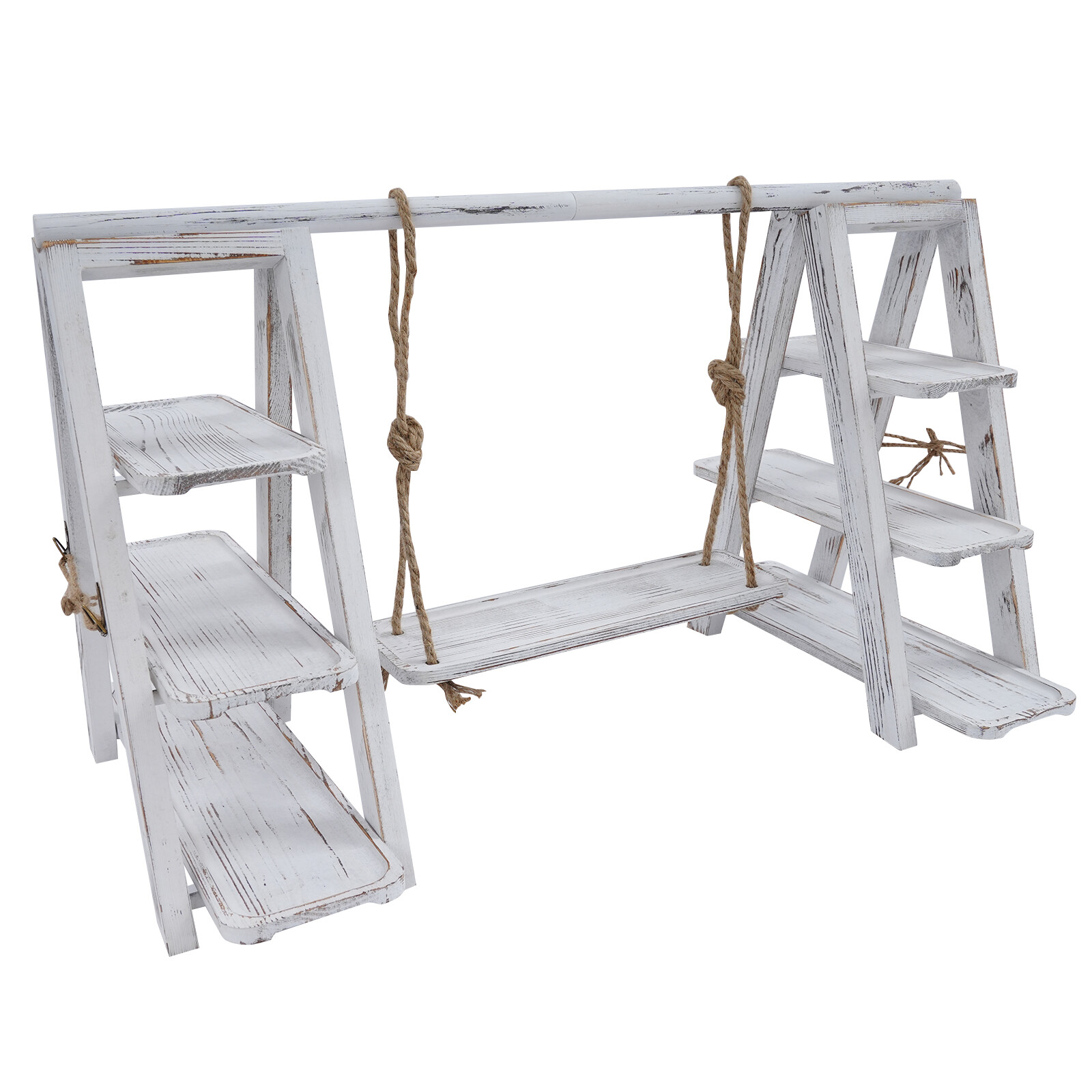 3 Tier Cupcake Stand Table Display Set With Removable Trays Serving Ladder Stand