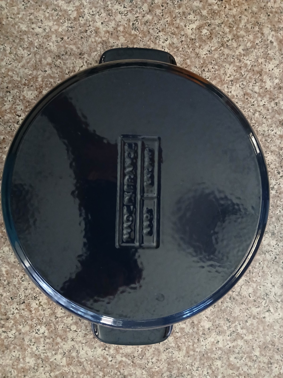 New Made In 5.5 Qt Enameled Harbour Blue Cast Iron Dutch Oven