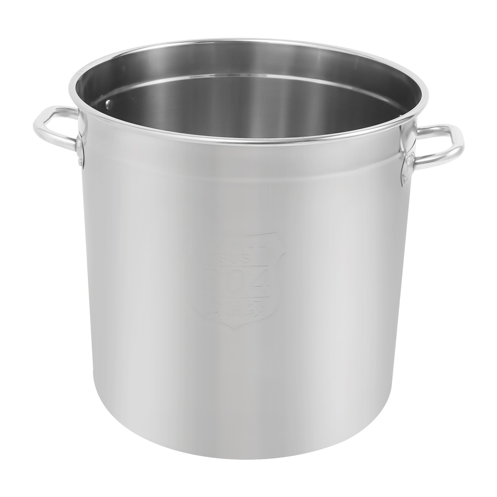 48L Stainless Steel Pot Large Cooking Pot with Lid Stainless Steel Soup Pot