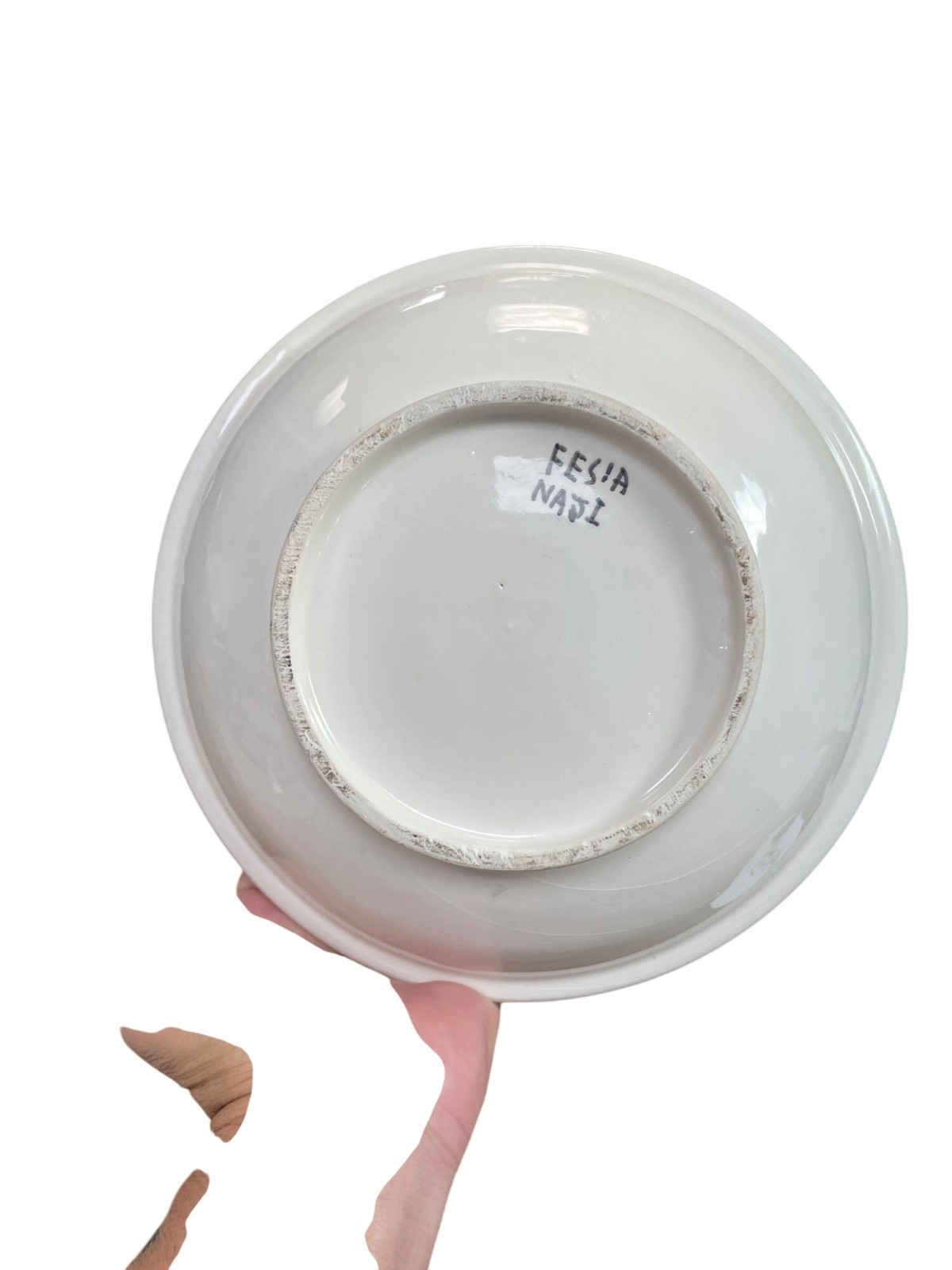 Moroccan Fes Glazed Handpainted Tagine Artisan Pottery 8″x9.5″ SKU 9340-R1S2