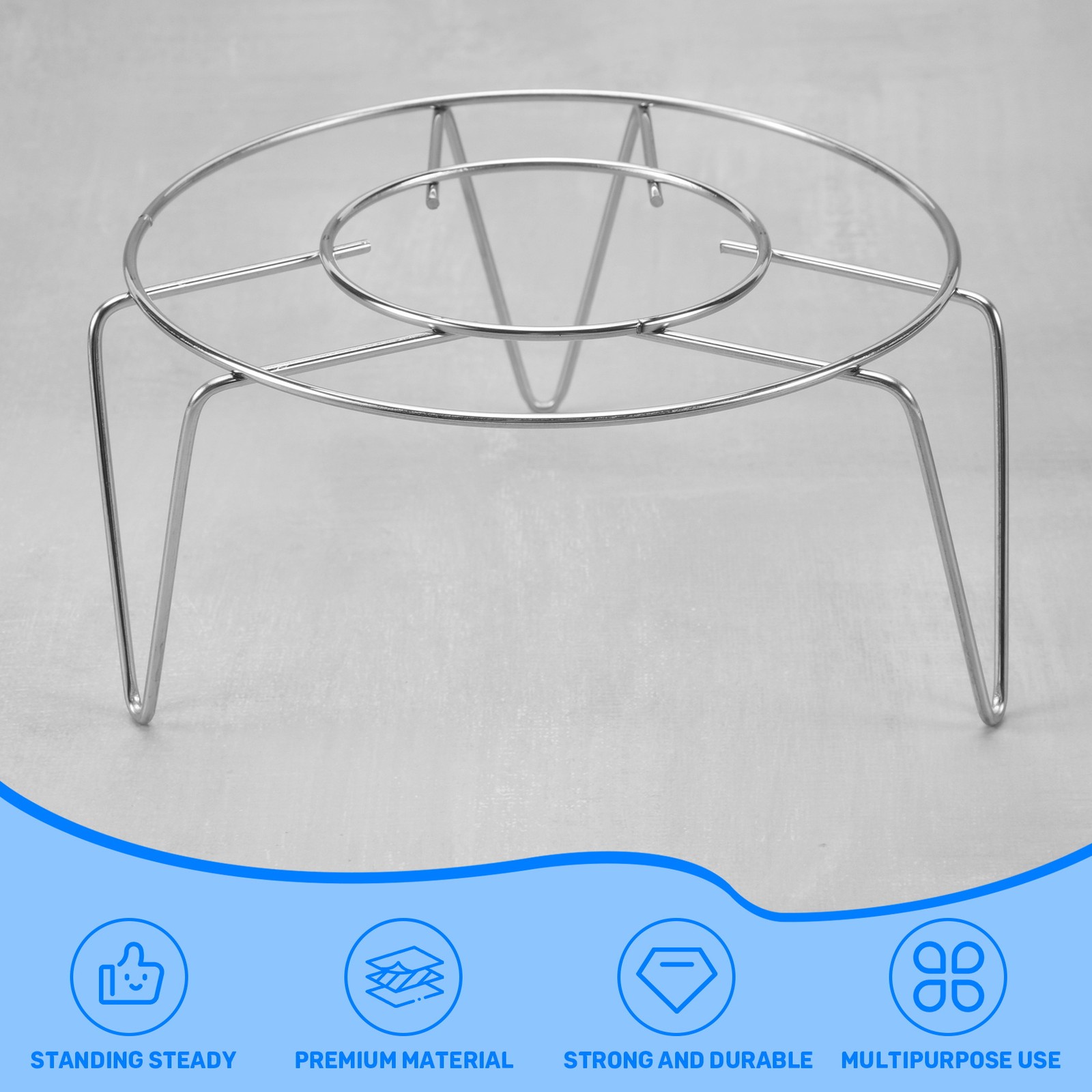 stainless steel Steamer Rack Stand Kitchen Cooking 3 Inch High J9H24030