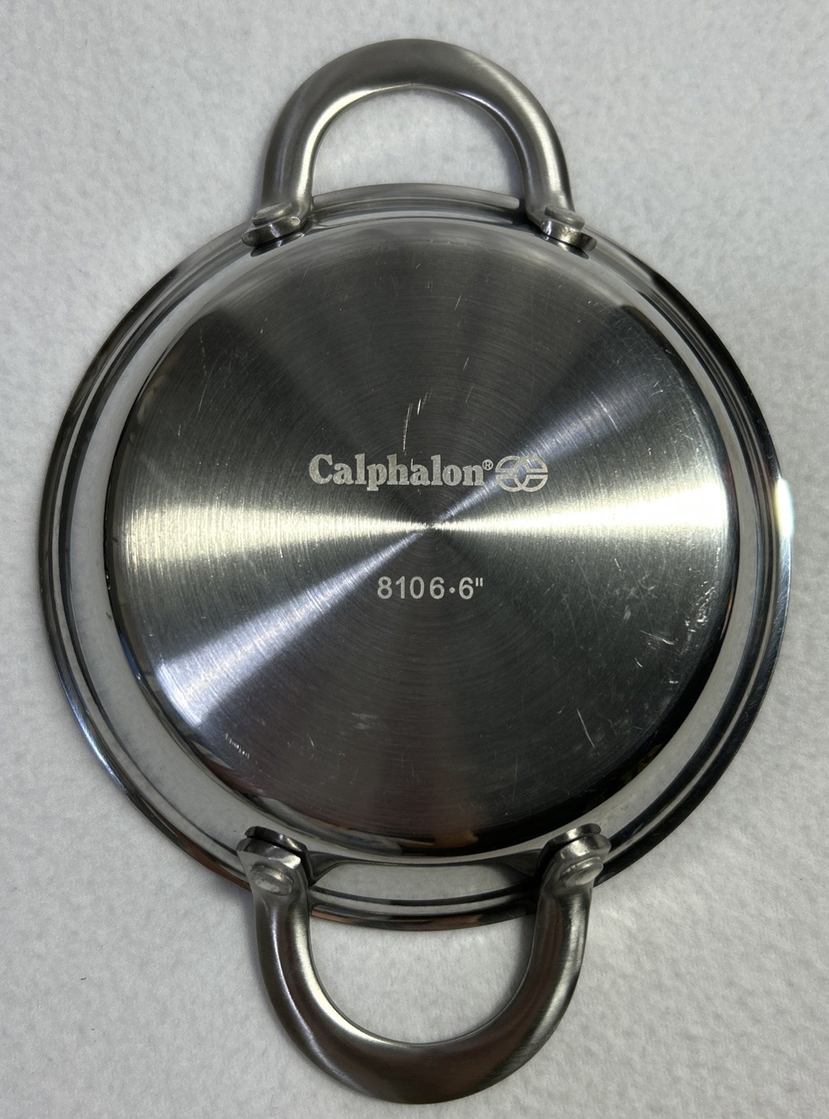 Calphalon 8106-6″ Stainless Steel Au Gratin Pan w/ Double Handles Single Serve