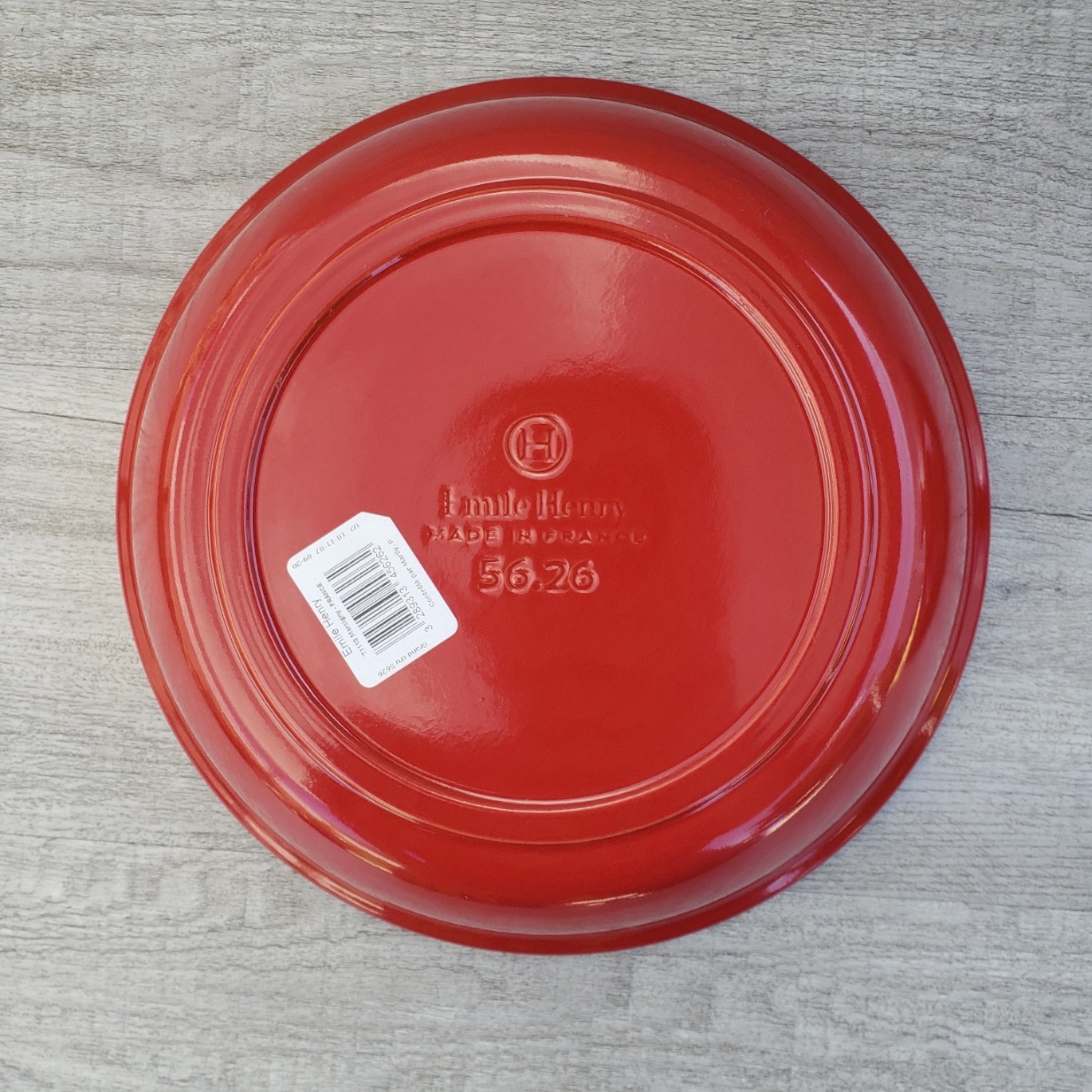 Tagine Burgundy Emile Henry Made in France Flame Ceramic, 26 cm 3.7 qt
