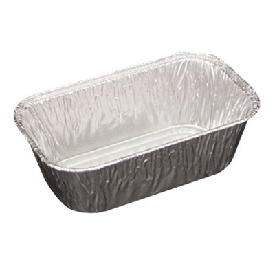 Pactiv 61635 16 oz (1 lb) Aluminum Loaf Pan, 6″ x3.5″ x2″ | 1000 Per Case